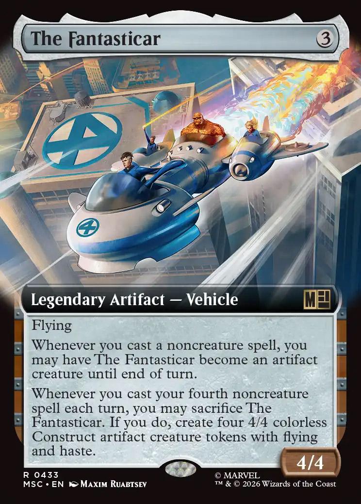 マジック：ザ・ギャザリング The Fantasticar MTG Marvel M 0433 the-fantasticar-0433-extended-