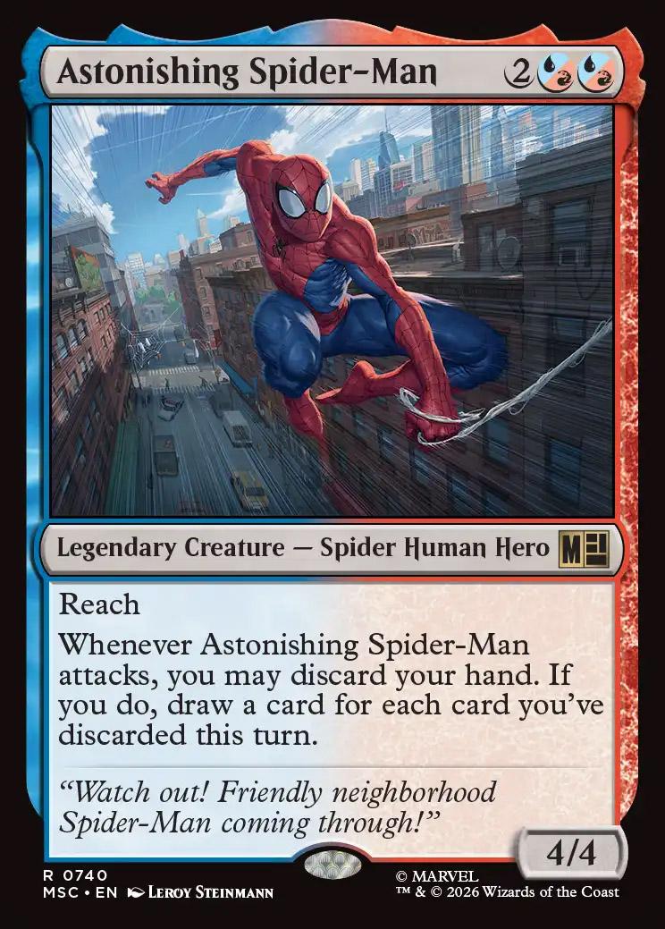 Magic The Gathering Marvel Spider-Man【英】 Astonishing Spider-Man | Marvel Super Heroes Eternal-Legal | Card