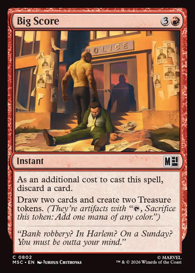 big score cards mtg Big Score (1955) - Secret Lair Drop Series