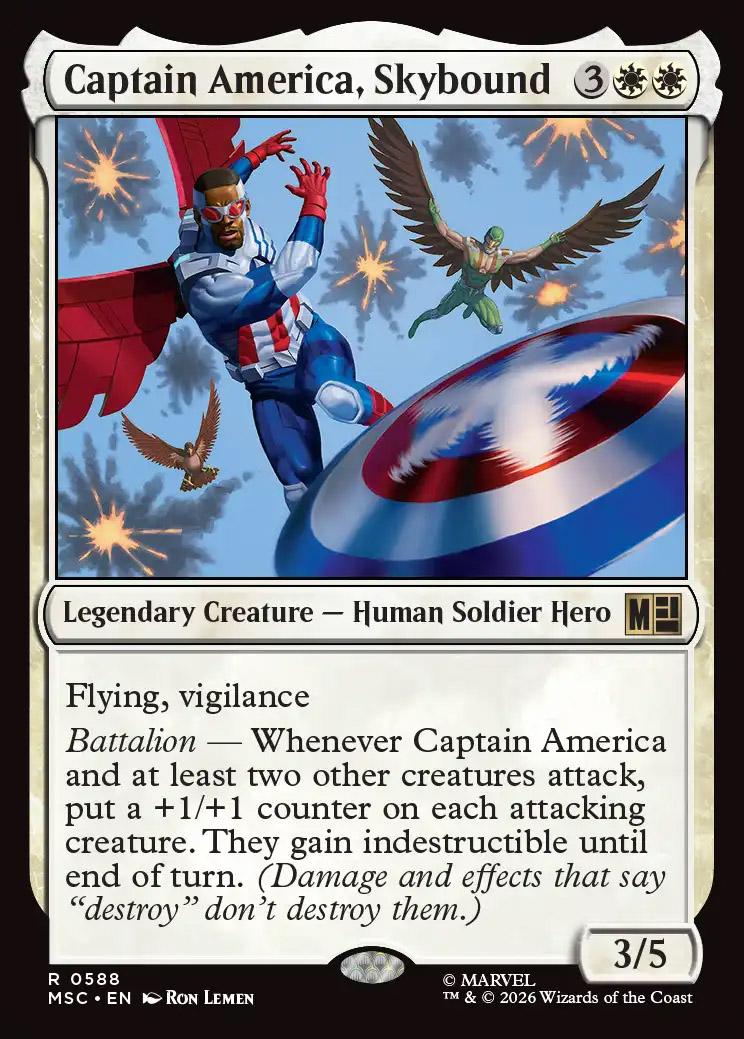 Captain America, Skybound | Marvel Super Heroes Eternal-Legal Foil