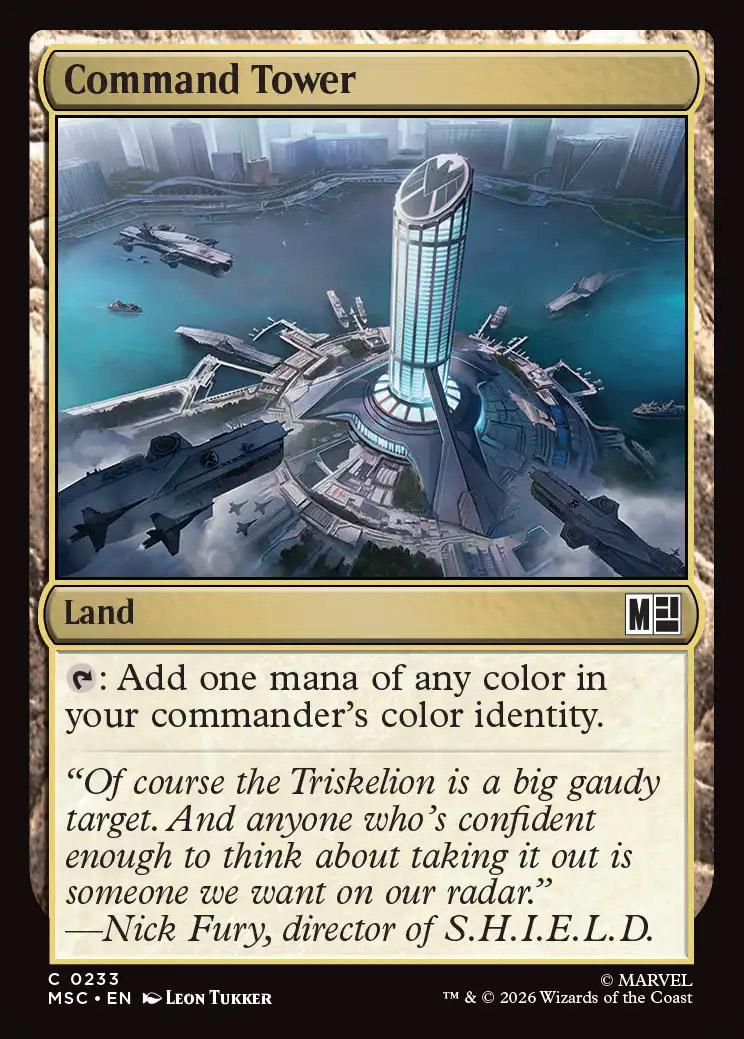 Command Tower | Marvel Super Heroes Eternal-Legal Foil | Card Kingdom