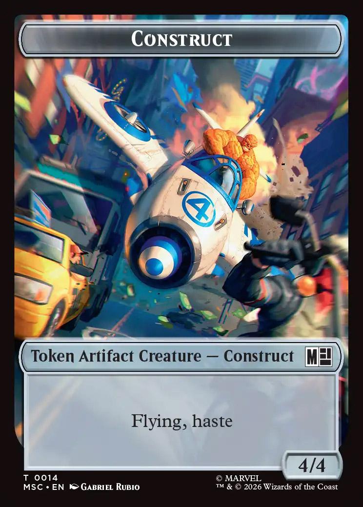 Construct Colossus Token Construct Token // Treasure Token | Marvel Super Heroes Eternal-Legal ...