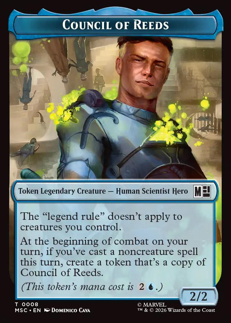 Tconstruct Reeds Council of Reeds Token // Construct Token | Marvel Super Heroes Eternal ...