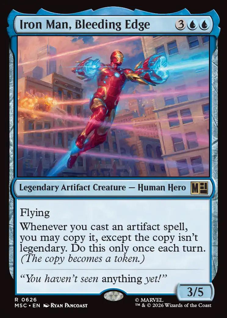 iron man card mtg Commander Deck EDH Deck Man, Titan of Innovation 100 Magic  Moonveil Games Put the rest on the bottom of your library in a random order.4UR Tony Stark // The Invincible