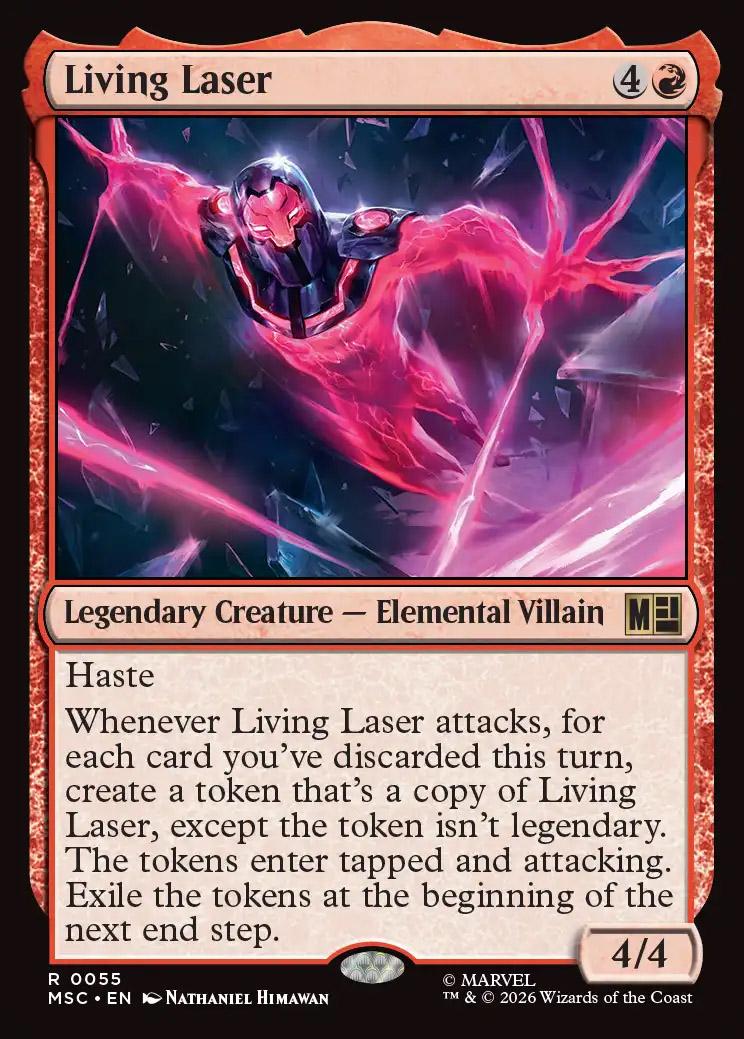 Marvel Super Heroes Eternal-Legal Foil: Living Laser (Surge Foil)