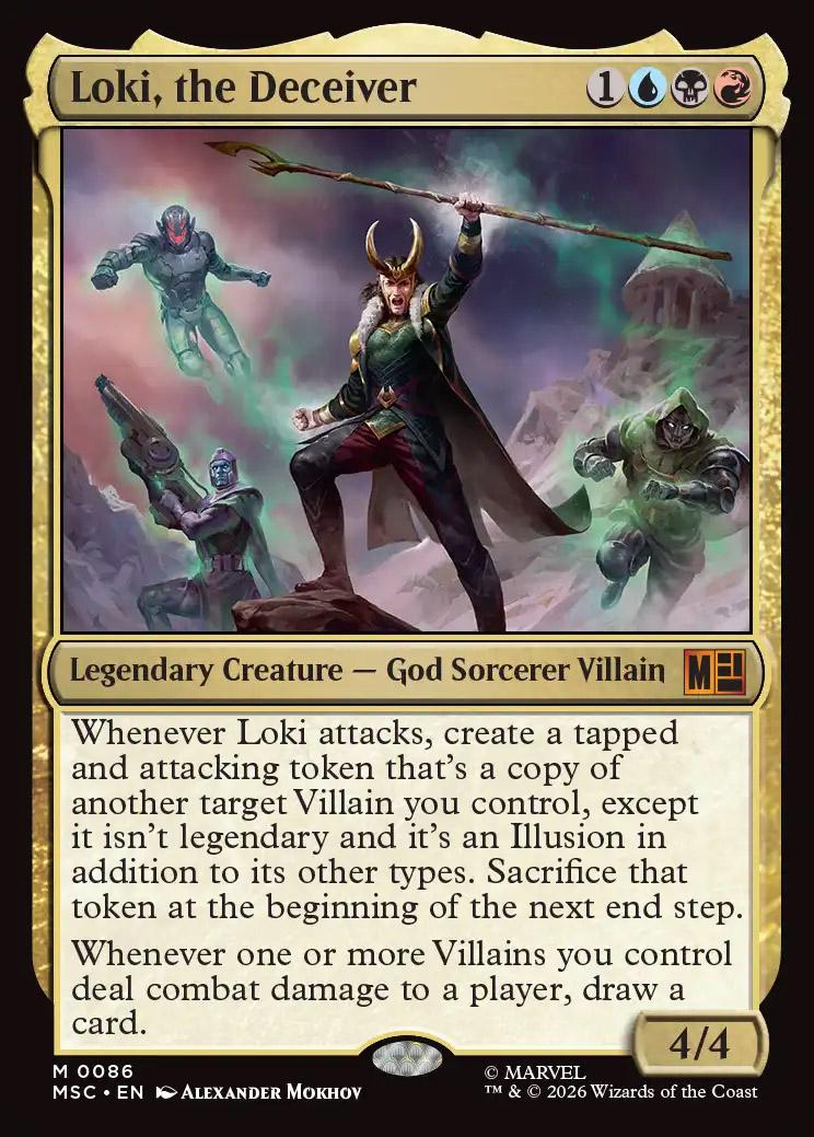 Overpower card game marvel Loki ロキ　マーベル Loki, the Deceiver | Marvel Super Heroes Eternal-Legal | Card Kingdom