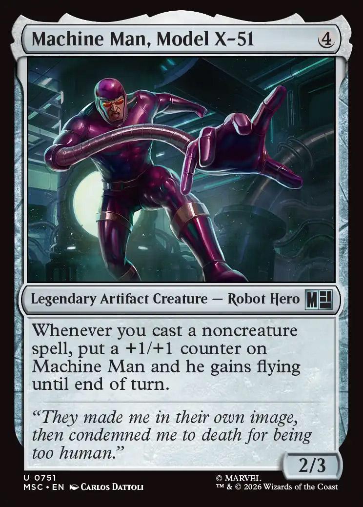 Machine Man, Model X-51 | Marvel Super Heroes Eternal-Legal | Card