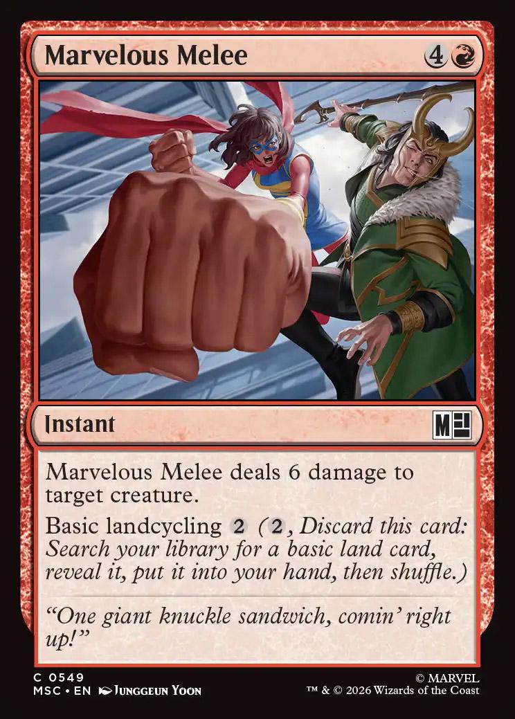 Marvelous Melee | Marvel Super Heroes Eternal-Legal | Card Kingdom