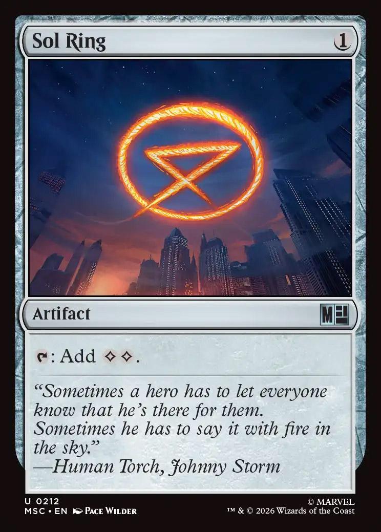 Sol Ring | Marvel Super Heroes Eternal-Legal Foil | Card Kingdom