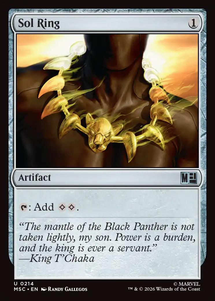 Sol Ring | Marvel Super Heroes Eternal-Legal Foil | Card Kingdom