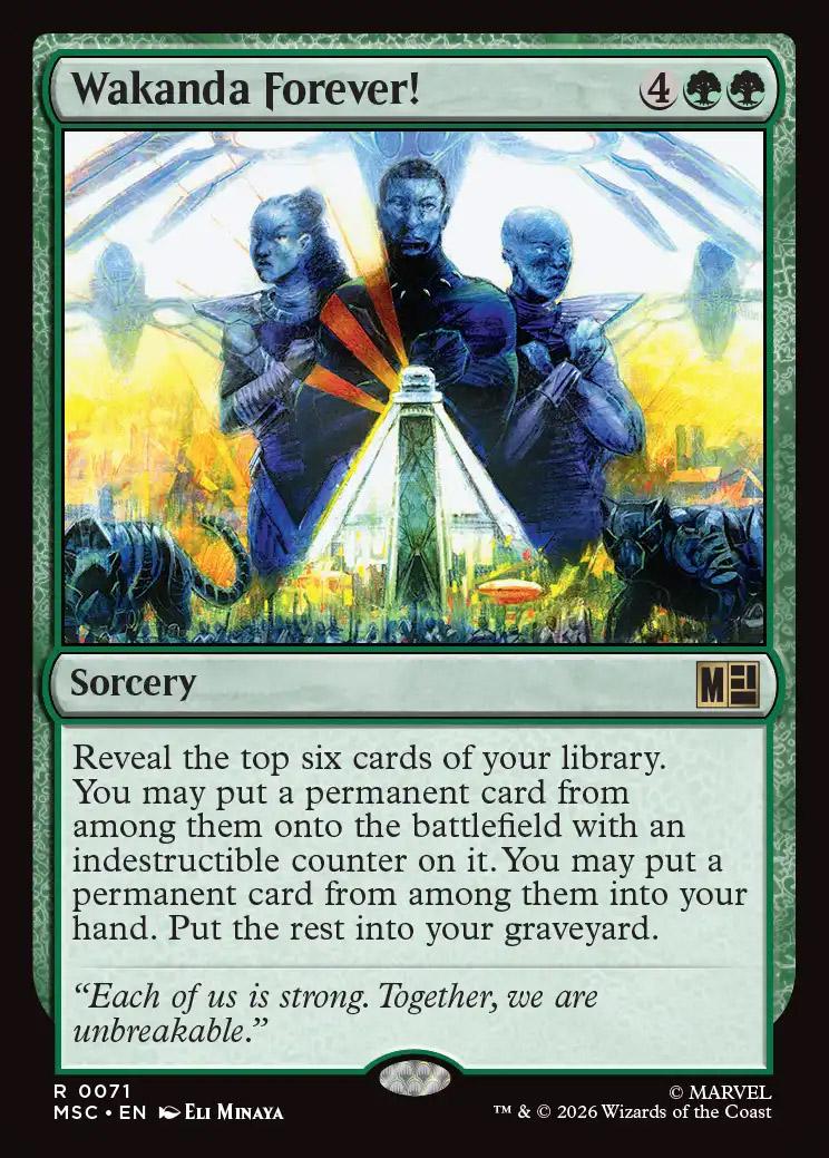 Wakanda Forever! | Marvel Super Heroes Eternal-Legal | Card Kingdom