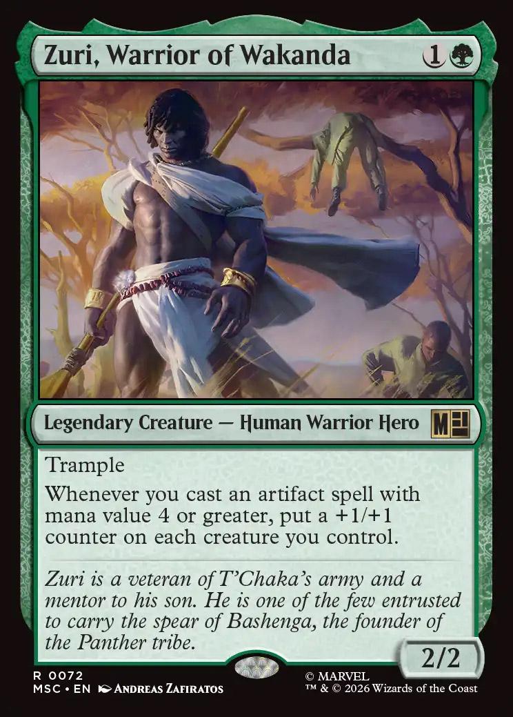 u*s様 MTG lworker 英語版 Zuri, Warrior of Wakanda | Marvel Super Heroes Eternal-Legal