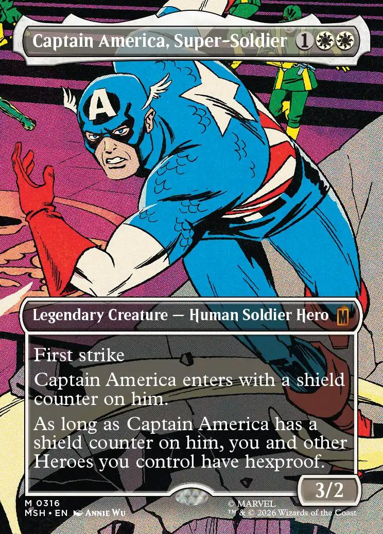 Captain America, Super-Soldier | Marvel Super Heroes Variants Foil