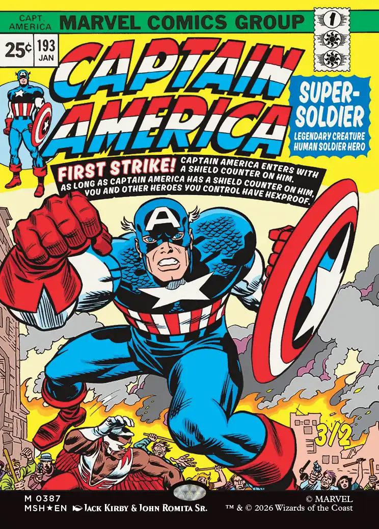 Captain America, Super-Soldier | Marvel Super Heroes Variants Foil