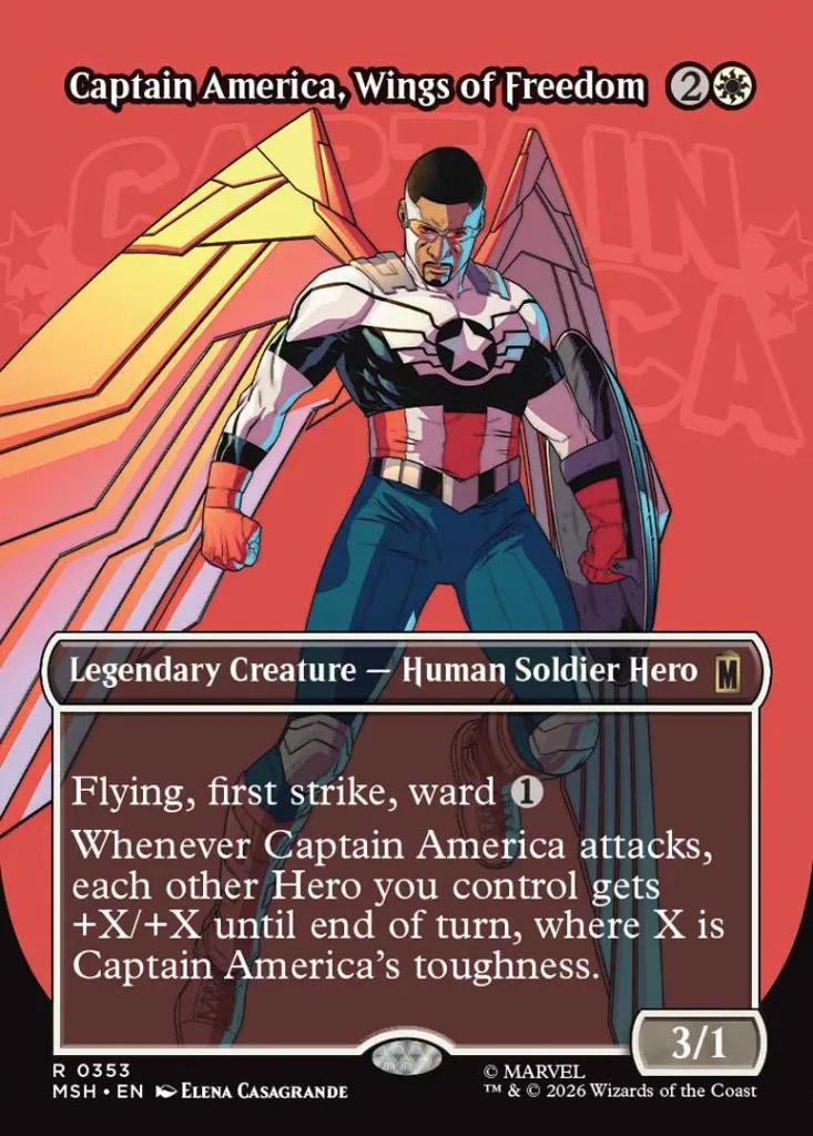 Captain America, Wings of Freedom | Marvel Super Heroes Variants