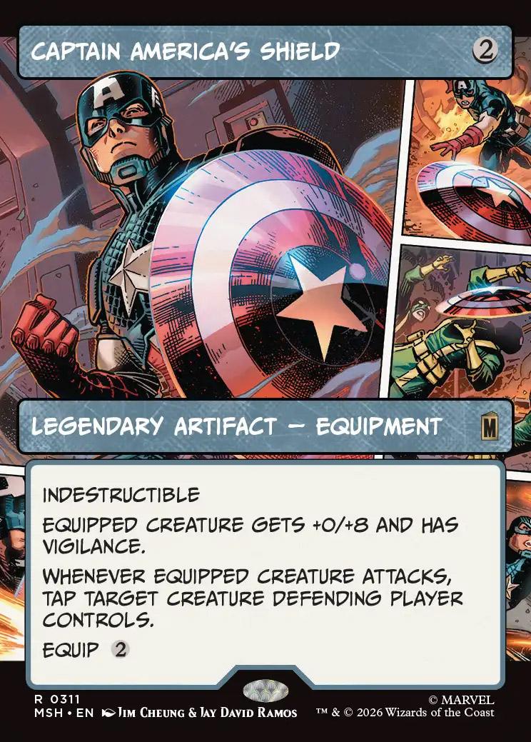 Captain America's Shield | Marvel Super Heroes Variants Foil