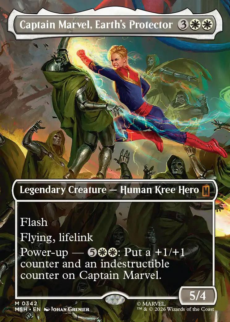 Captain Marvel, Earth's Protector | Marvel Super Heroes Variants