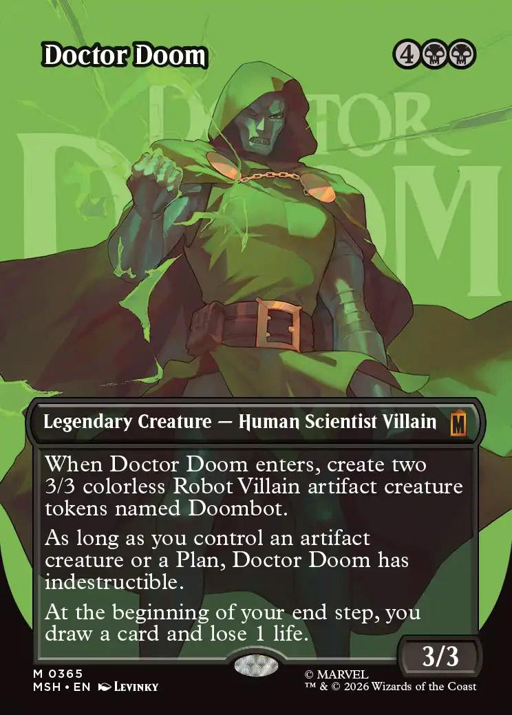 DOCTOR DOOM　ドクタードゥーム　フォイル　MTG Doctor Doom | Marvel Super Heroes Variants Foil | Card Kingdom
