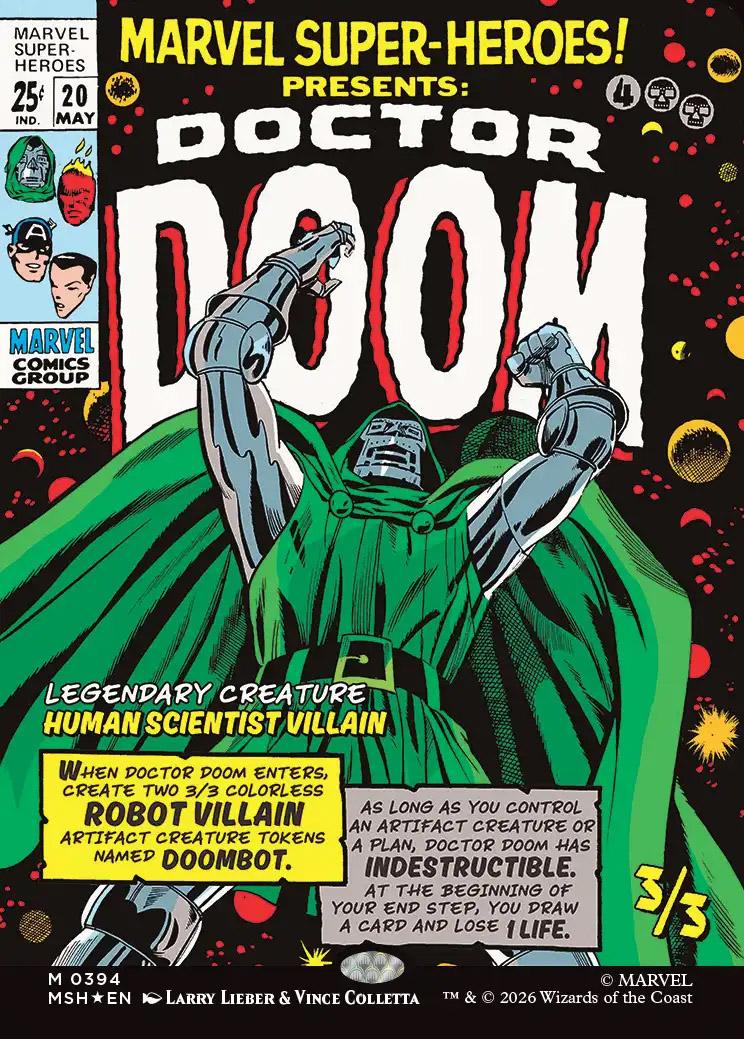 Doctor Doom | Marvel Super Heroes Variants Foil | Card Kingdom