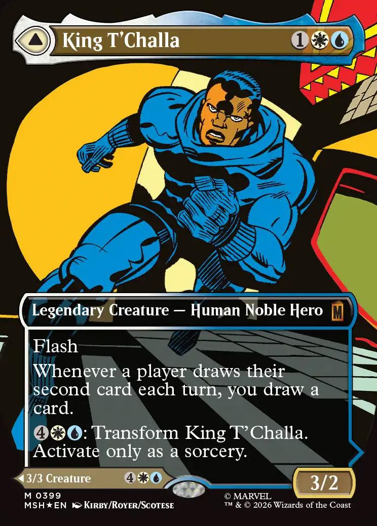 King T'Challa | Marvel Super Heroes Variants Foil | Card Kingdom