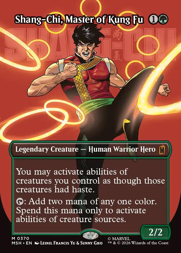 マジック：ザ・ギャザリング MTG Shang-Chi Master of Kung Fu Foil Shang-Chi, Master of Kung Fu | Marvel Super Heroes Variants Foil