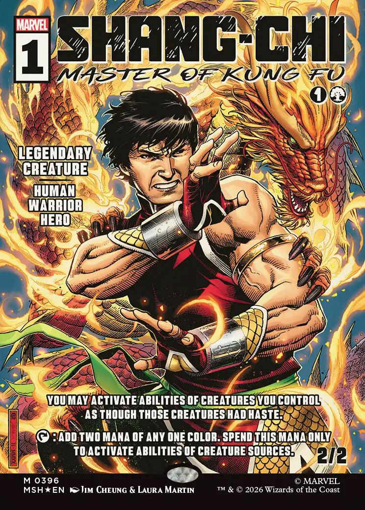 Shang-Chi, Master of Kung Fu | Marvel Super Heroes Variants Foil