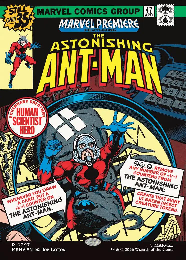 The Astonishing Ant-Man | Marvel Super Heroes Variants Foil | Card