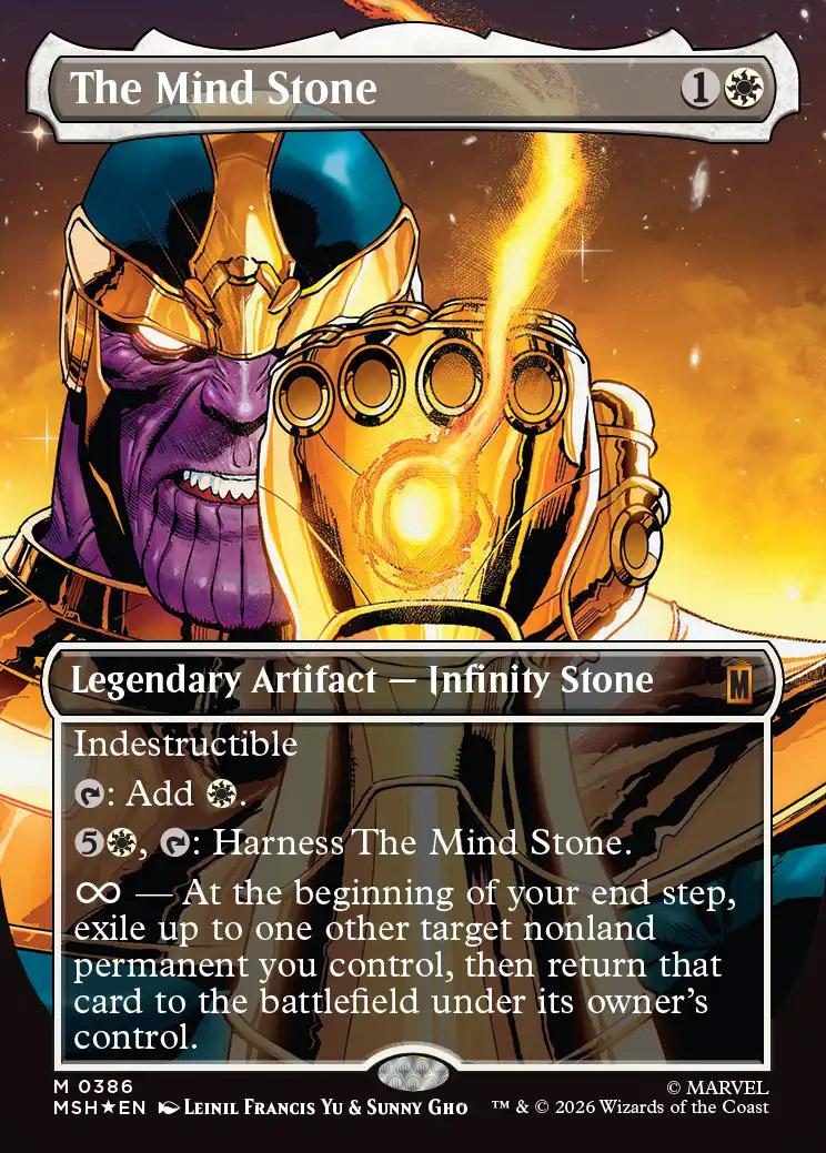 The Mind Stone | Marvel Super Heroes Variants Foil | Card Kingdom