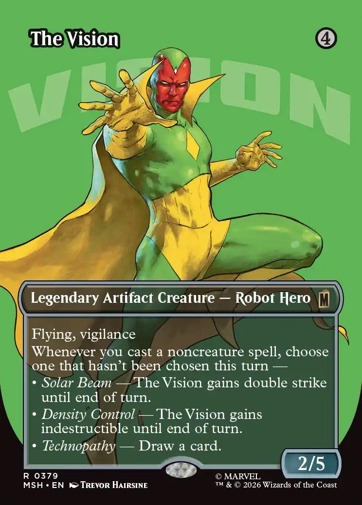 Marvel Super Heroes Variants: The Vision (0379 - Borderless)