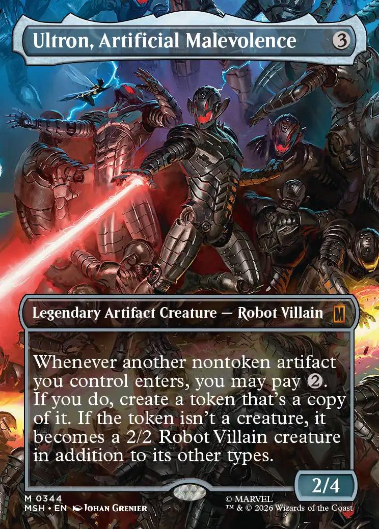 Ultron, Artificial Malevolence | Marvel Super Heroes Variants Foil