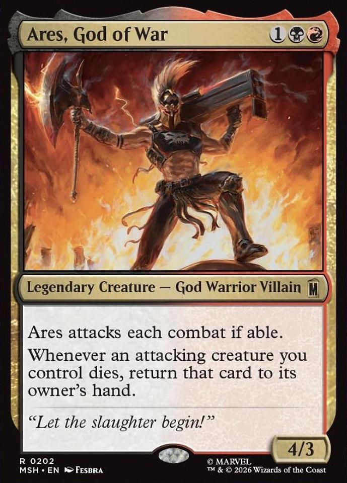 god of war mtg cards Secret Lair x Greek – Dragon's Lair entangling them with the Aesir gods and leading them on a path to eventually face the cataclysmic event of Ragnarök Secret Lair x God of