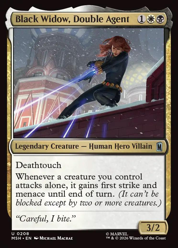 MTG Black Widow M0393 EN Foil2枚セット Black Widow, Double Agent | Marvel Super Heroes Foil | Card Kingdom