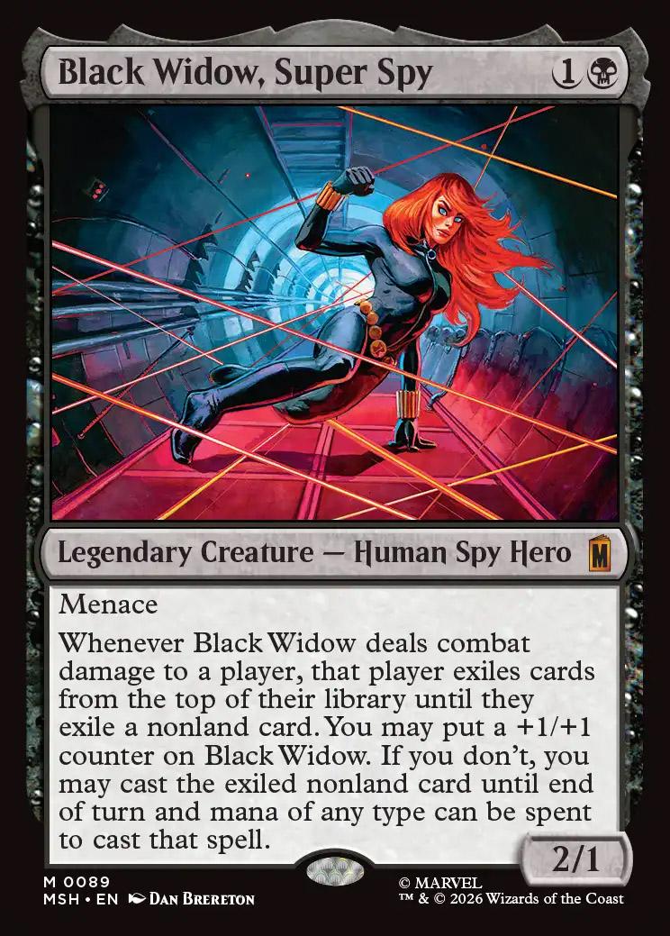 Black Widow, Super Spy | Marvel Super Heroes Foil | Card Kingdom