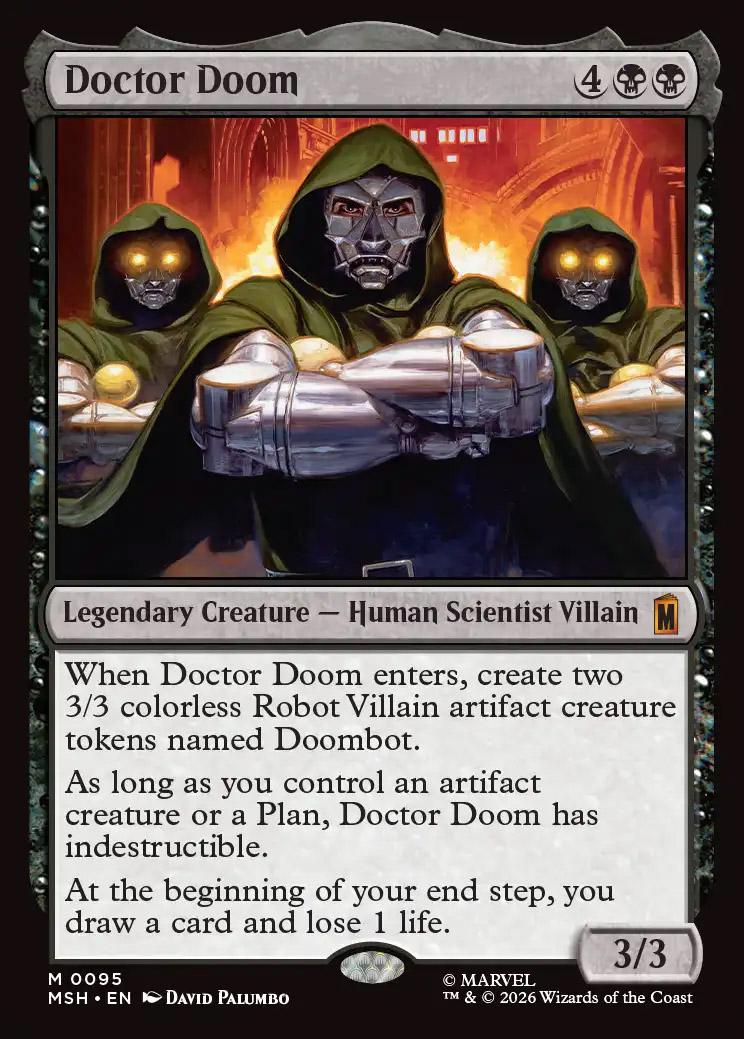 MtG×MARVEL ドクター・ドゥーム ボーダーレス Foil Doctor Doom | Marvel Super Heroes Foil | Card Kingdom