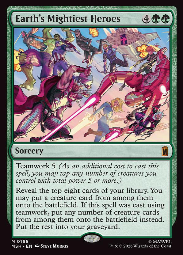 hero cards mtg Magic: The Gathering | Marvel Super Heroes Scene Box - Villains Unleashed Give me a recap Will you answer the call