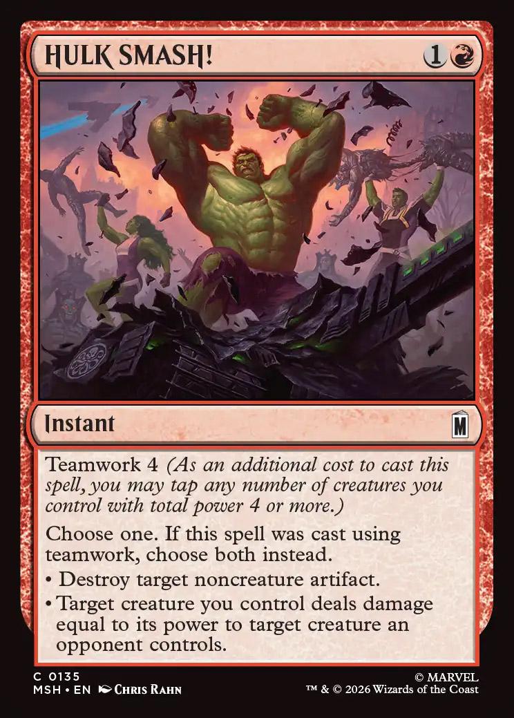 HULK SMASH! | Marvel Super Heroes Foil | Card Kingdom