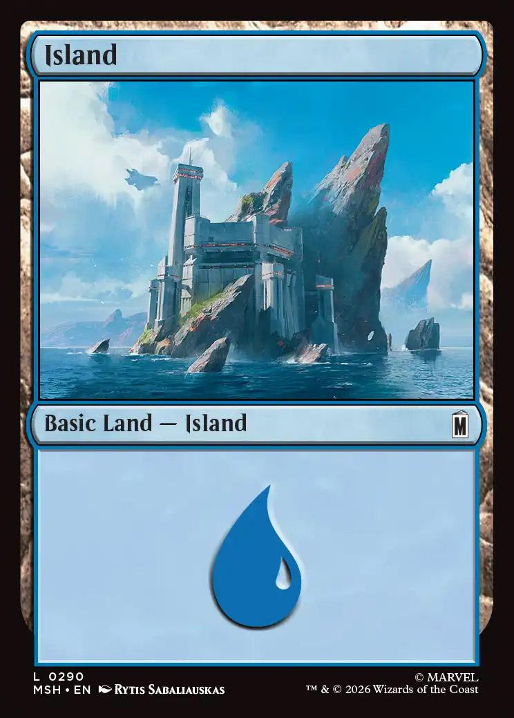Marvel Super Heroes Foil: Island (0290)