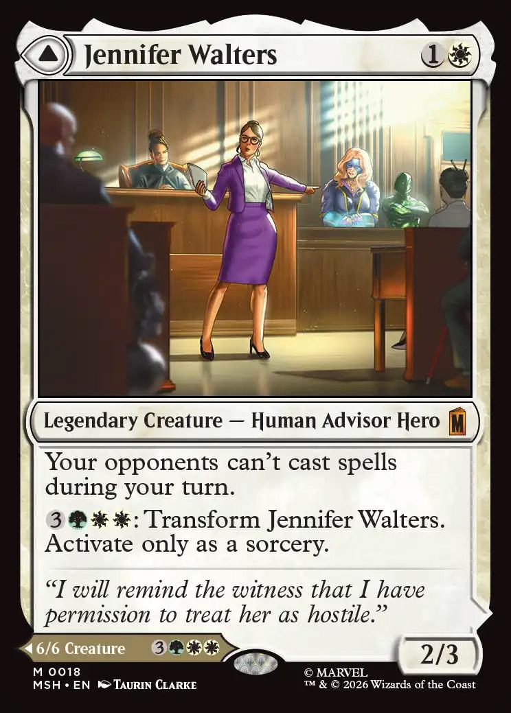 foil ジェニファー・ウォルターズ Jennifer Walters | Marvel Super Heroes Foil | Card Kingdom