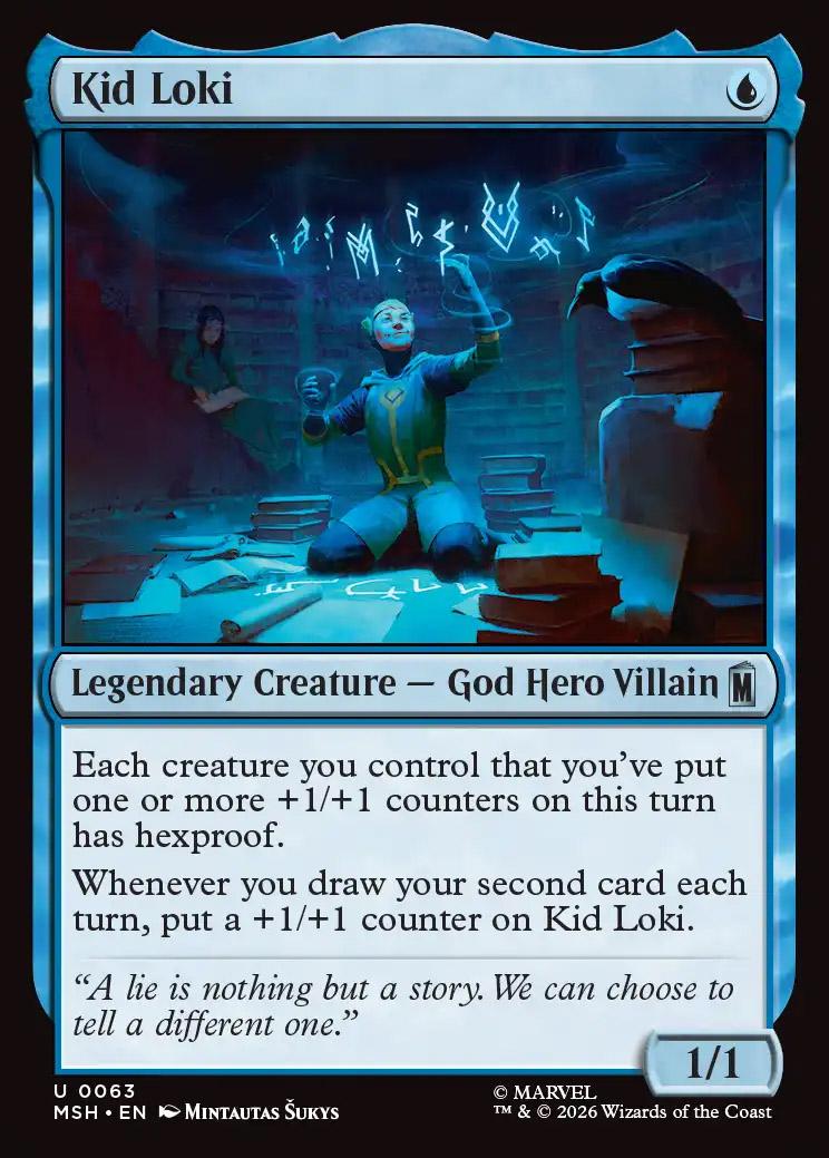 loki mtg card Kid Loki | Marvel Super Heroes