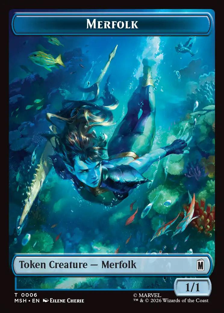 mtg cards that make merfolk tokens Token | Lorwyn Eclipsed Foil | Standard (This tokens mana cost is .) Power Treasure // Merfolk (Token)