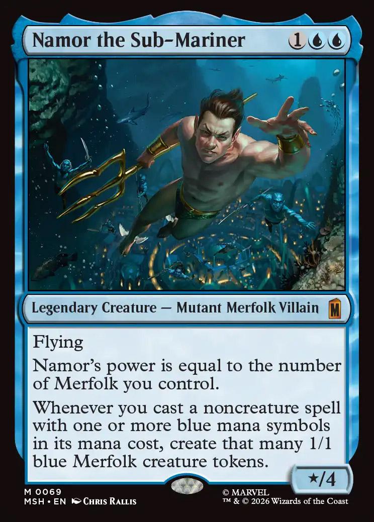 MTG Namor the Sub-Mariner 伝説のクリーチャー Namor the Sub-Mariner | Marvel Super Heroes | Card Kingdom