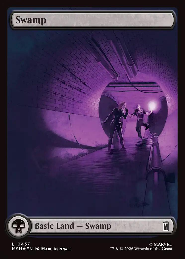 Marvel Super Heroes Foil: Swamp (0437 - Surge Foil)