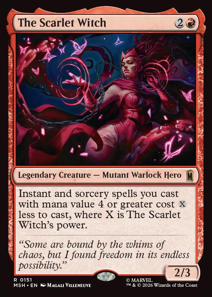The Scarlet Witch | Marvel Super Heroes Foil | Card Kingdom