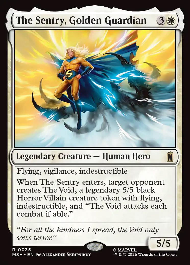 The Sentry, Golden Guardian | Marvel Super Heroes Foil | Card Kingdom