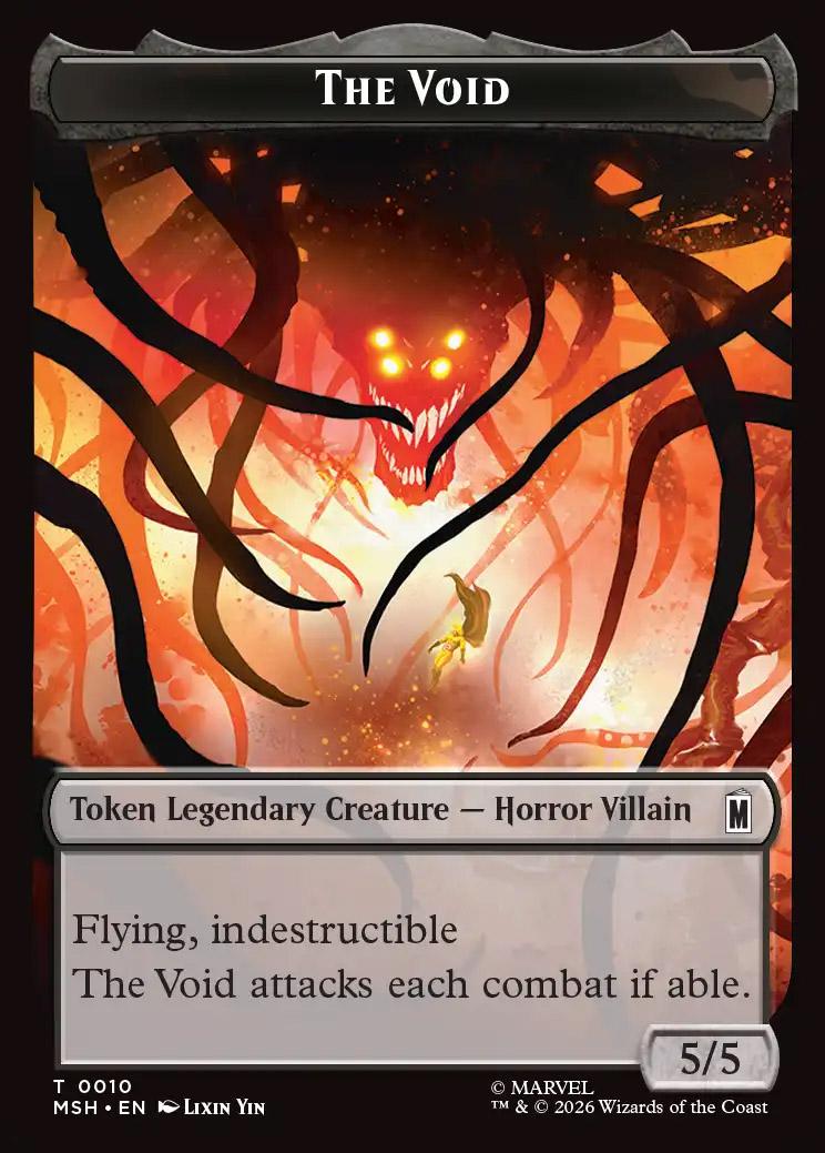 mtg token cards for sale Custom Tokens Set of 4 with Original Fantasy Art Activate only as a sorcery The Void Token | Marvel