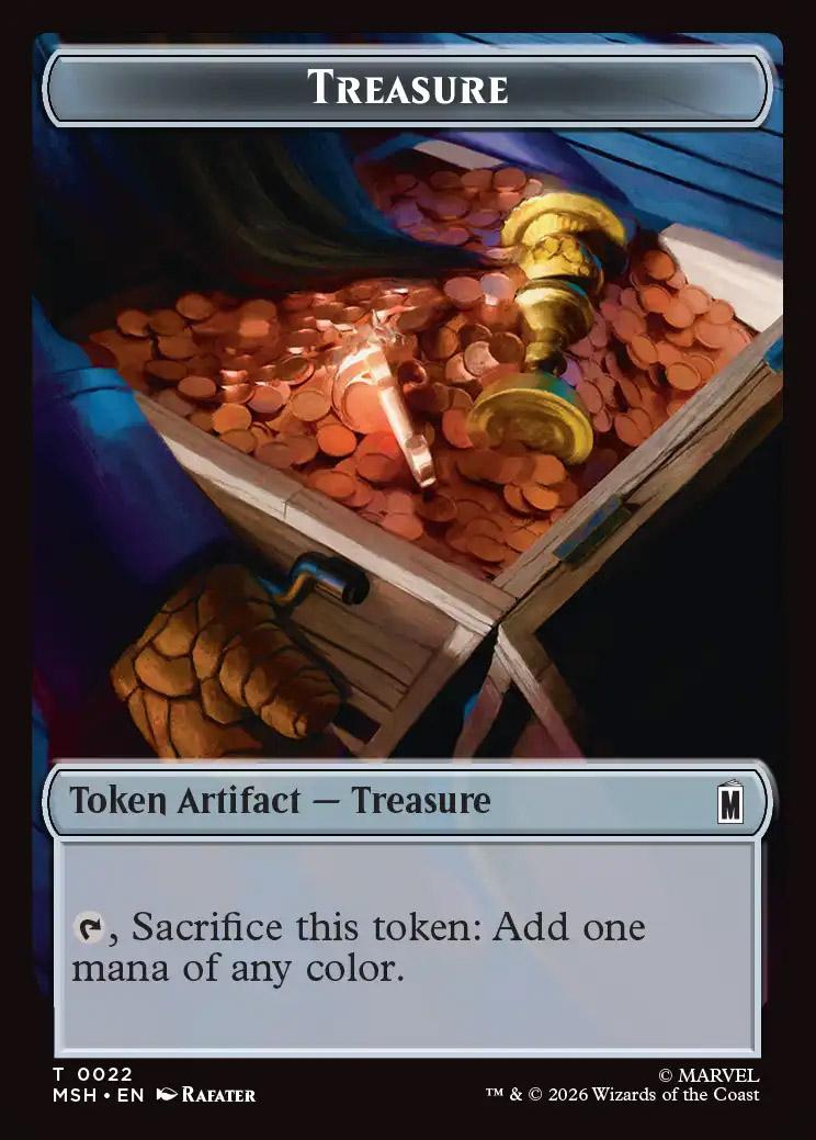 Treasure Token | Marvel Super Heroes Foil | Card Kingdom