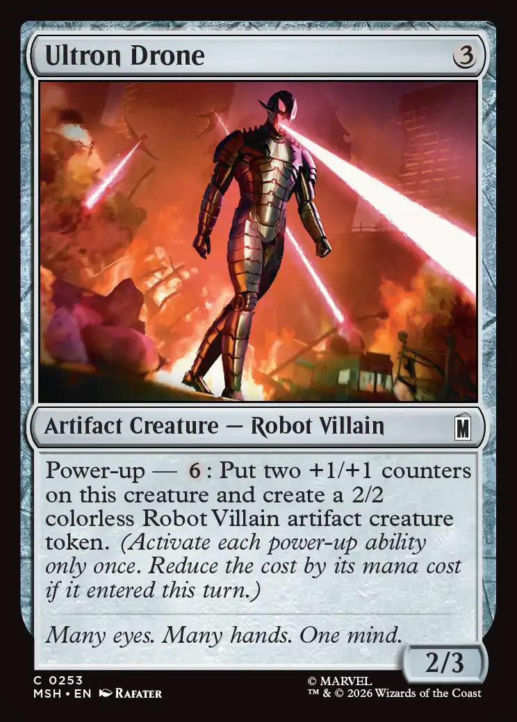 MTG Ultron Foil ウルトロン Ultron Drone | Marvel Super Heroes Foil | Card Kingdom