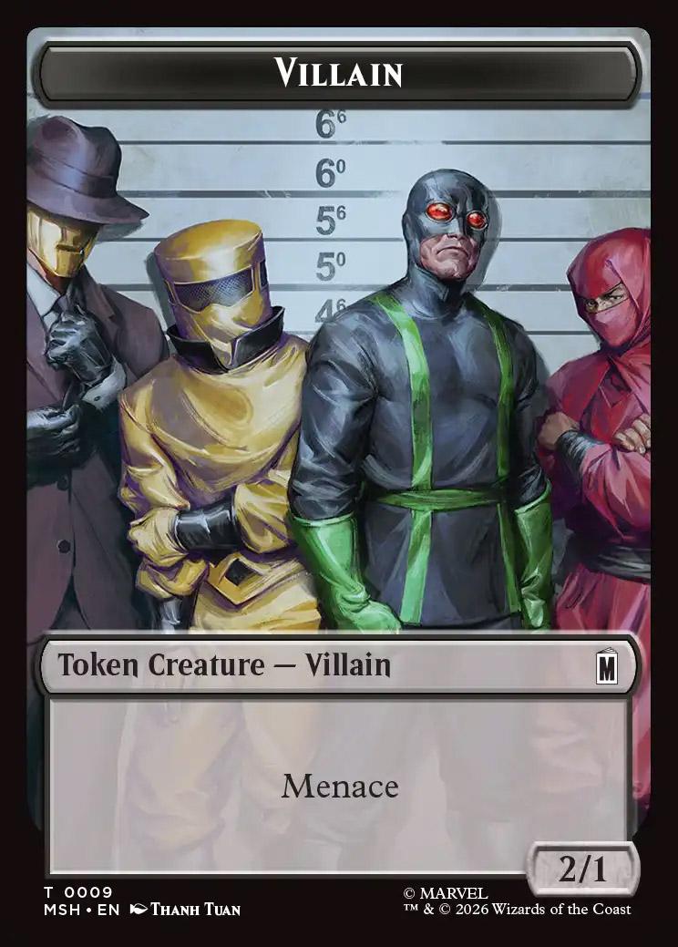 mtg villain cards Magic: The Gathering | Marvel Super Heroes Scene Box - Villains Unleashed Striking silent as a dream Volcanic Villain | Marvel Super