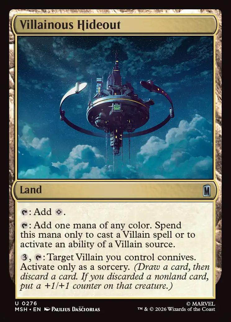 villain cards mtg Here Are The 10 From Marvel Super Heroes You Need To Play In / Cutting short the strangled scream Subtype: Villain, Colors: Black, Red,