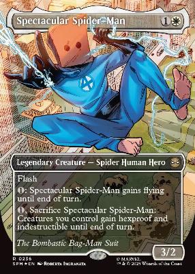 spider man mtg card kingdom Sensational Spider-Man (borderless)